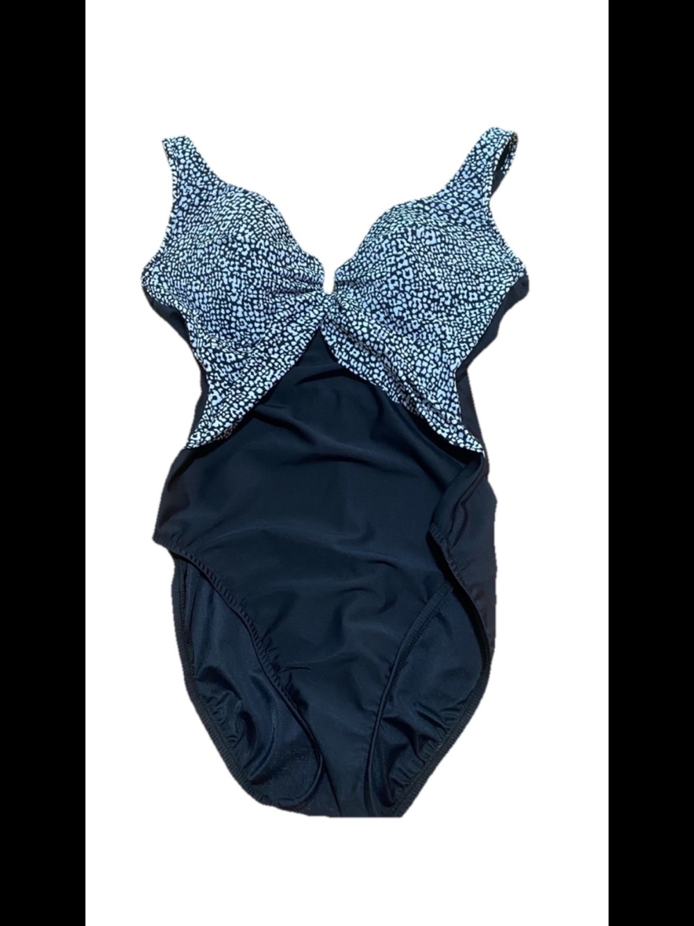 One-Piece Swimsuit black and white Miraclesuit